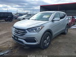 2018 Hyundai Santa Fe Sport 2.4l Silver vin: 5XYZTDLB0JG550698