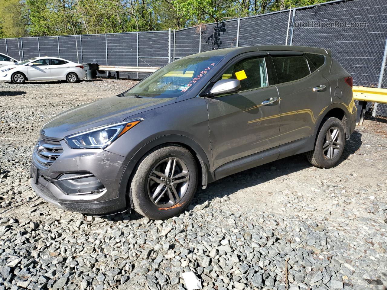 2018 Hyundai Santa Fe Sport  Серый vin: 5XYZTDLB0JG567971