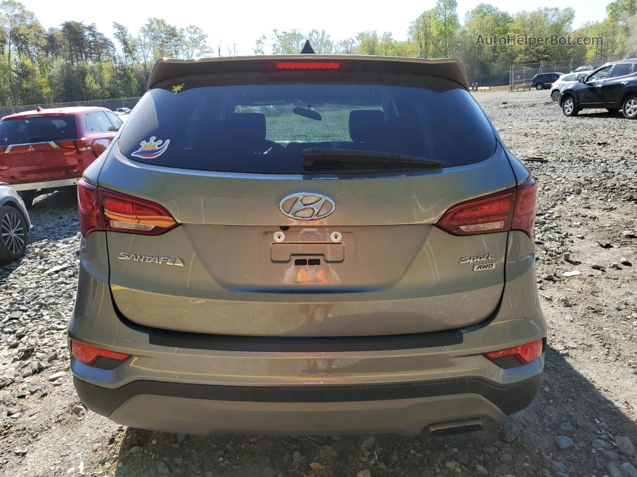 2018 Hyundai Santa Fe Sport  Серый vin: 5XYZTDLB0JG567971