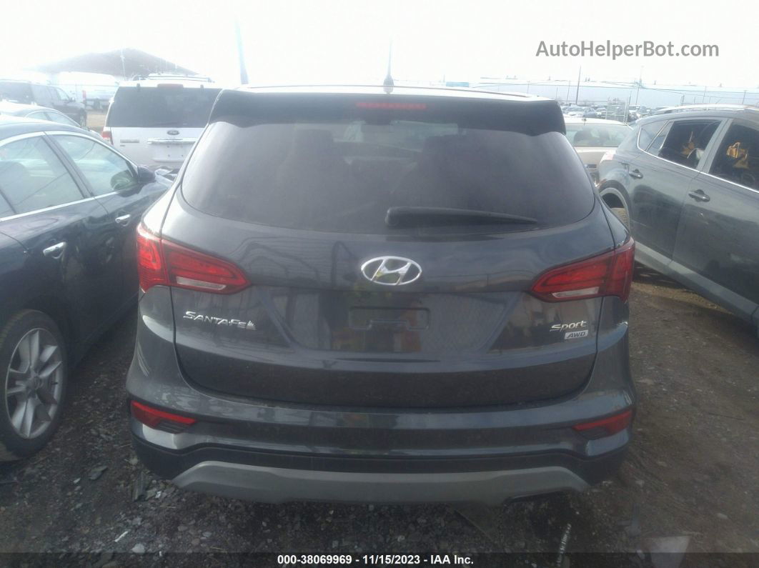 2018 Hyundai Santa Fe Sport 2.4l Black vin: 5XYZTDLB0JG569624