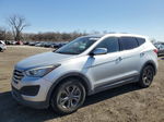 2014 Hyundai Santa Fe Sport  Silver vin: 5XYZTDLB1EG124296