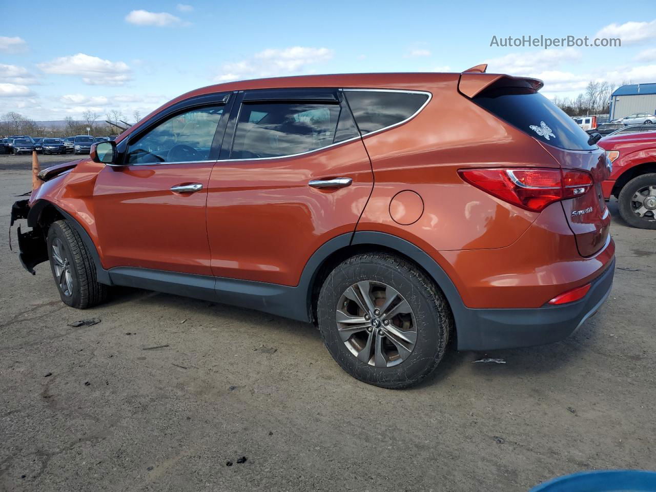 2014 Hyundai Santa Fe Sport  Оранжевый vin: 5XYZTDLB1EG201975