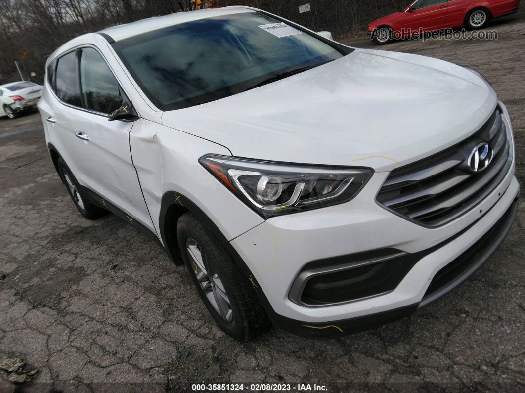 2018 Hyundai Santa Fe Sport 2.4l White vin: 5XYZTDLB1JG538222