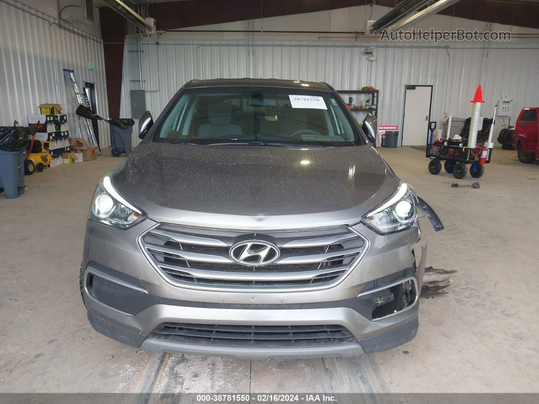 2018 Hyundai Santa Fe Sport 2.4l Silver vin: 5XYZTDLB1JG560527