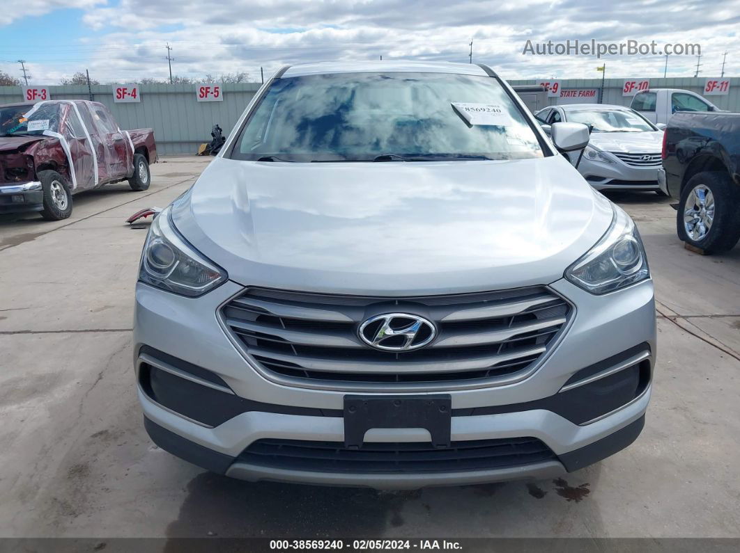 2018 Hyundai Santa Fe Sport 2.4l Silver vin: 5XYZTDLB2JG534289