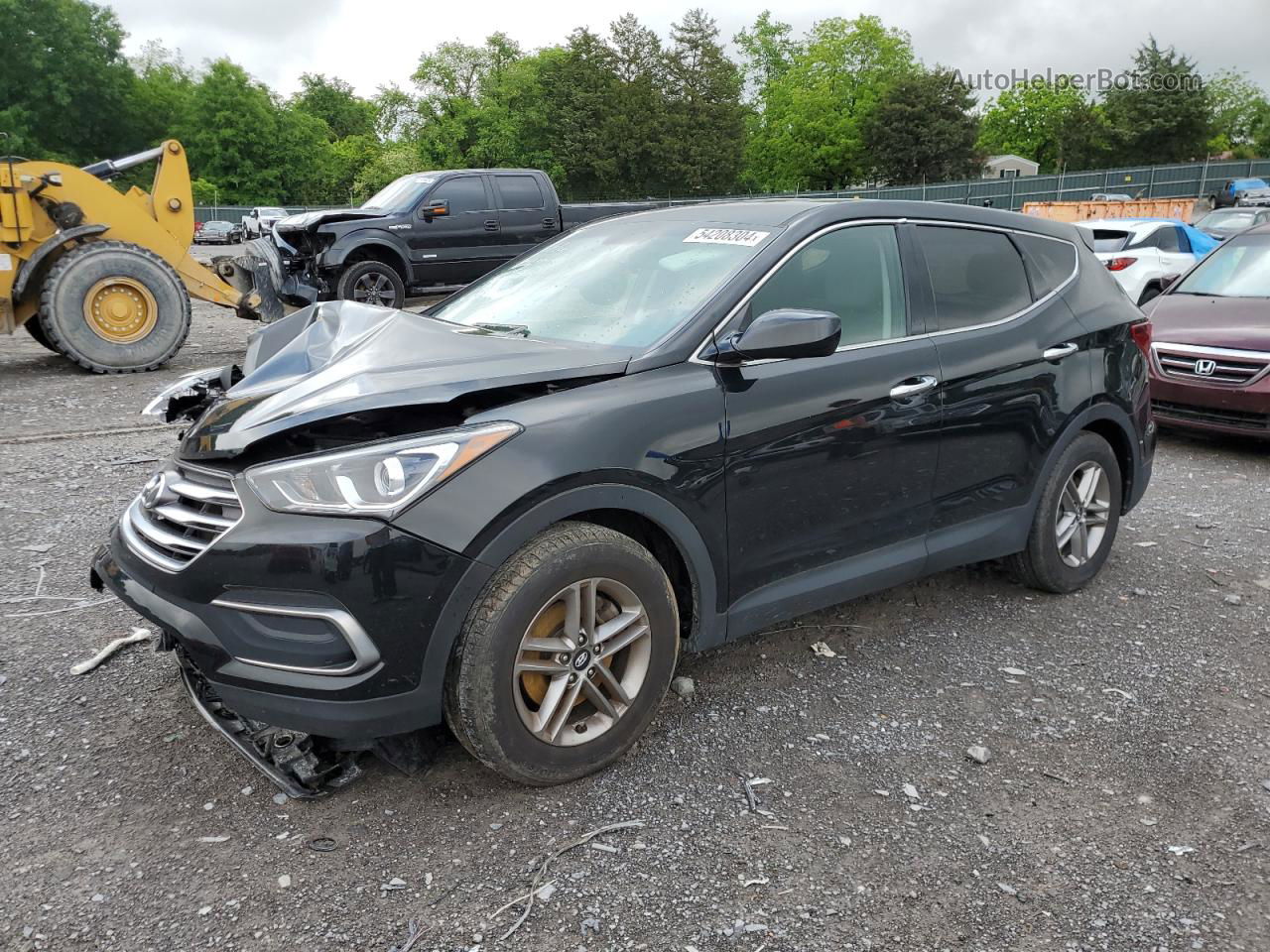 2018 Hyundai Santa Fe Sport  Black vin: 5XYZTDLB2JG545924