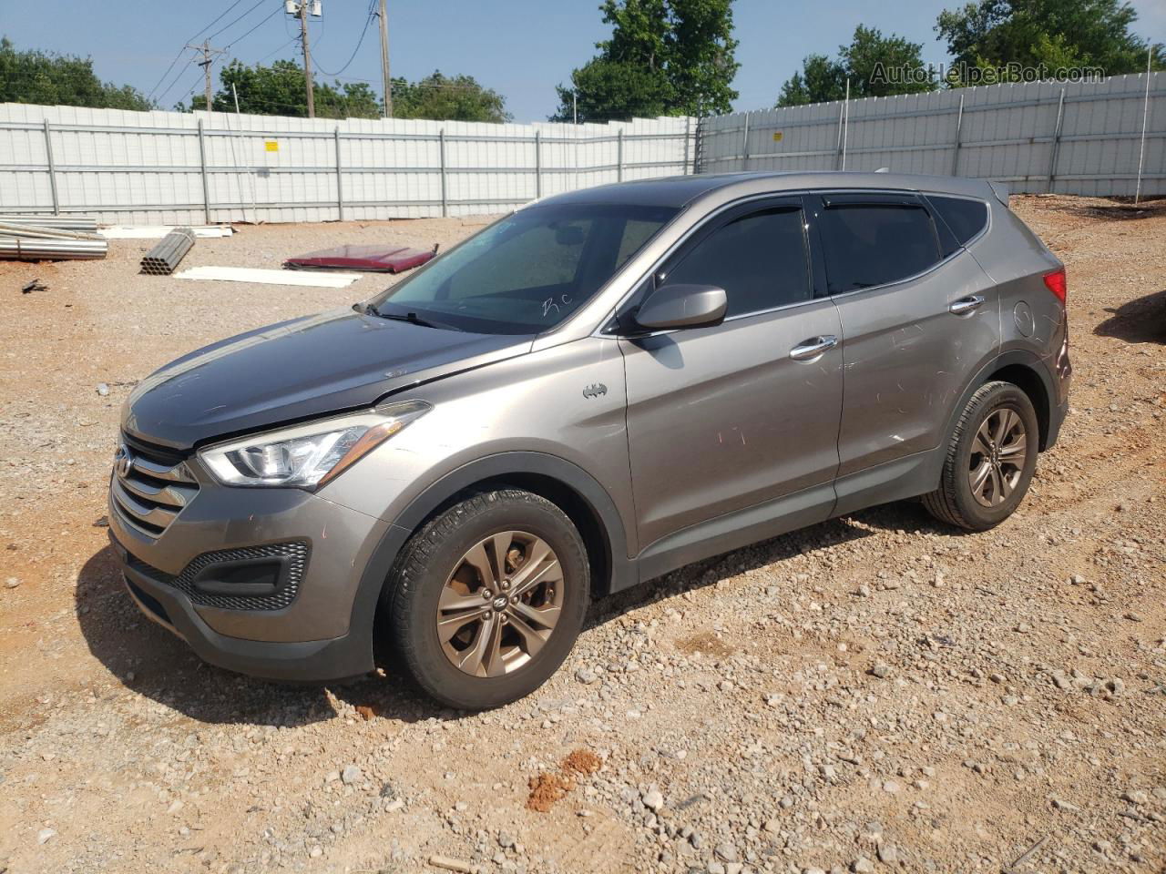 2015 Hyundai Santa Fe Sport  Gray vin: 5XYZTDLB3FG281474