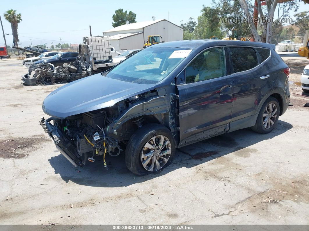 2018 Hyundai Santa Fe Sport 2.4l Dark Blue vin: 5XYZTDLB3JG527013