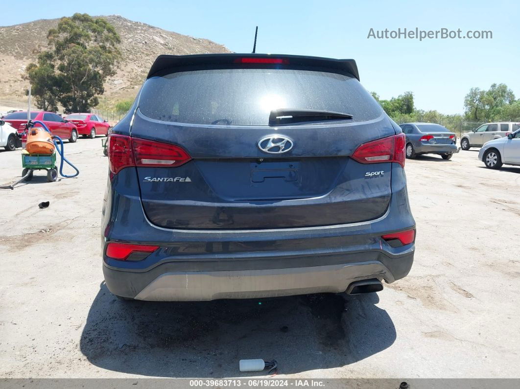 2018 Hyundai Santa Fe Sport 2.4l Dark Blue vin: 5XYZTDLB3JG527013