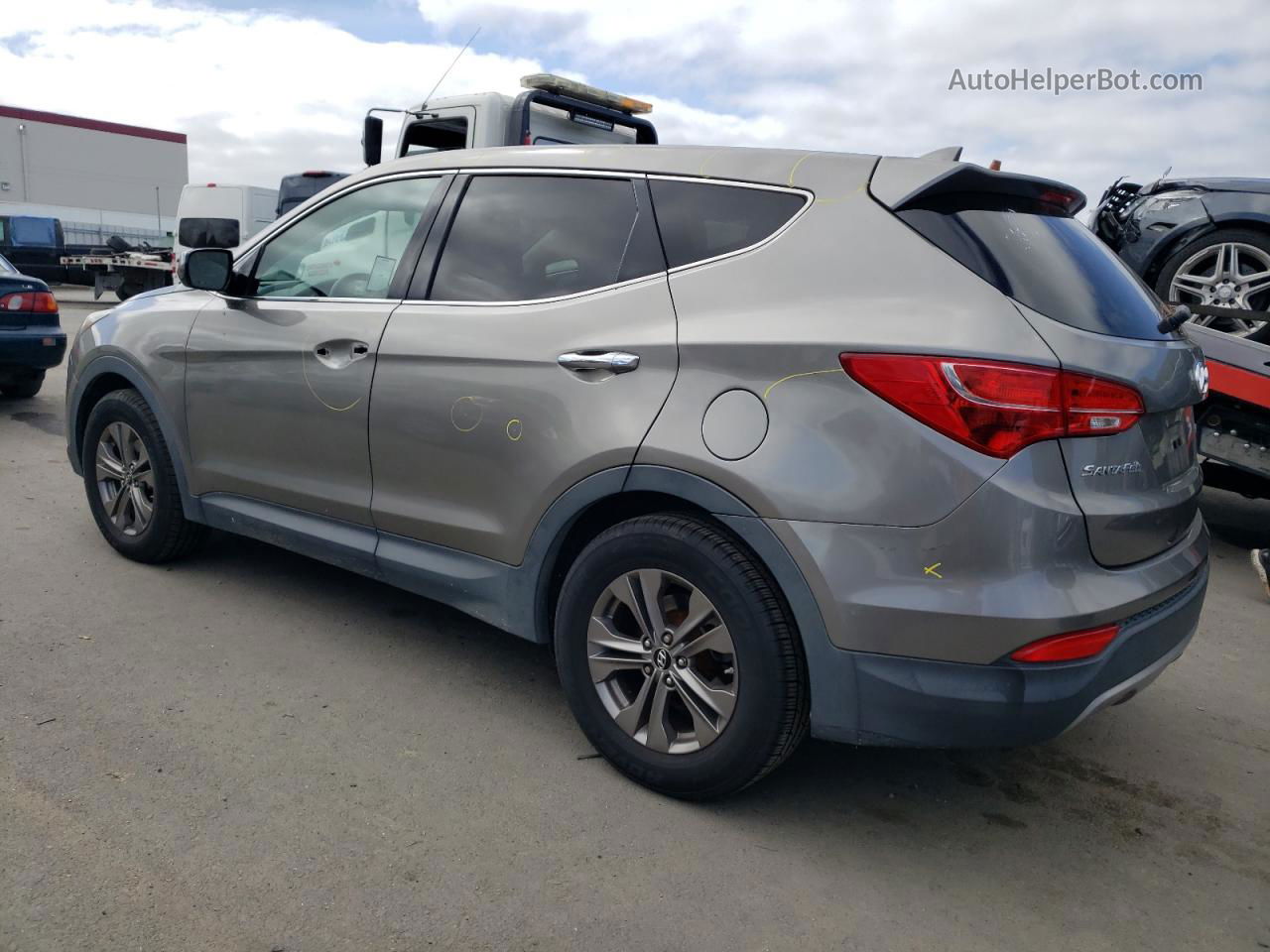 2014 Hyundai Santa Fe Sport  Gray vin: 5XYZTDLB4EG124308