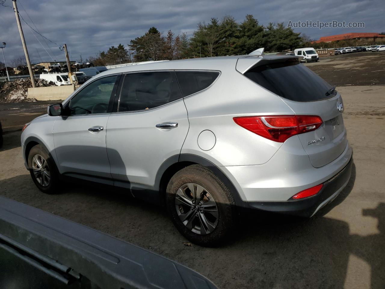 2014 Hyundai Santa Fe Sport  Серебряный vin: 5XYZTDLB4EG188901