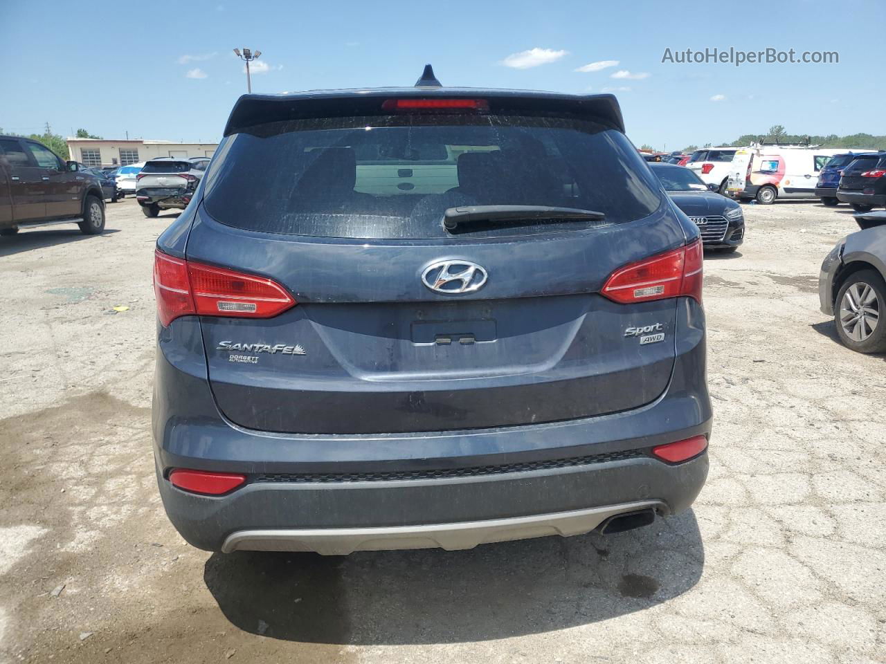 2015 Hyundai Santa Fe Sport  Blue vin: 5XYZTDLB4FG301571