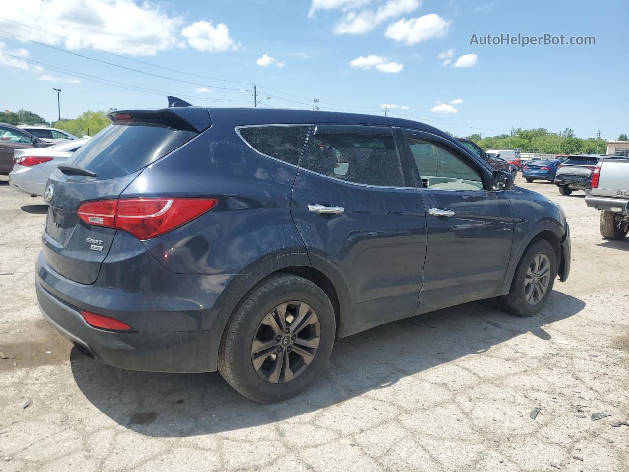 2015 Hyundai Santa Fe Sport  Blue vin: 5XYZTDLB4FG301571