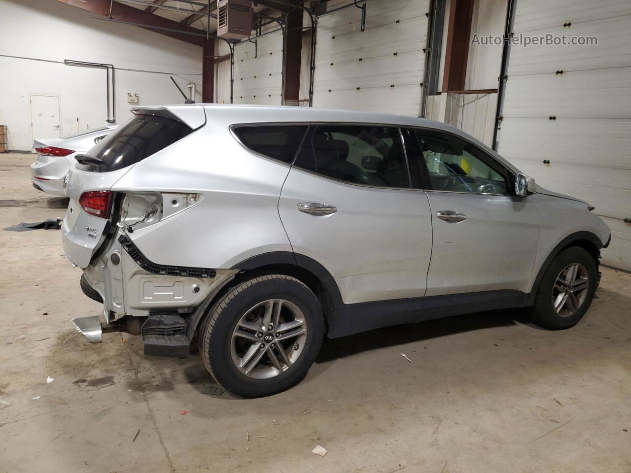 2018 Hyundai Santa Fe Sport  Silver vin: 5XYZTDLB4JG526355