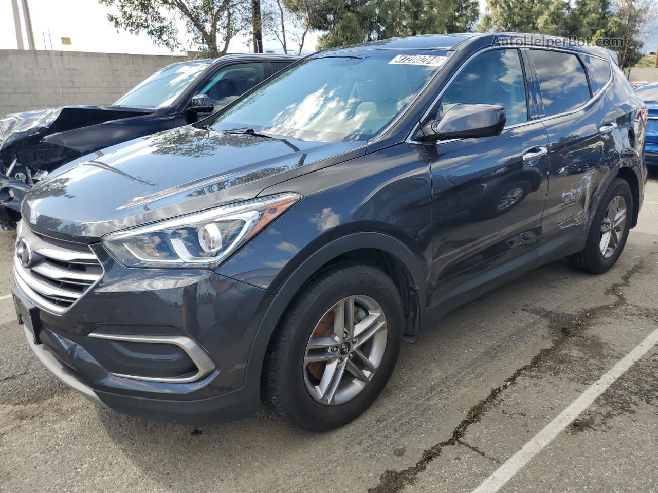 2018 Hyundai Santa Fe Sport  Серый vin: 5XYZTDLB4JG544659