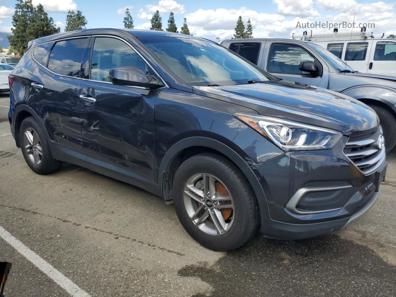 2018 Hyundai Santa Fe Sport  Gray vin: 5XYZTDLB4JG544659