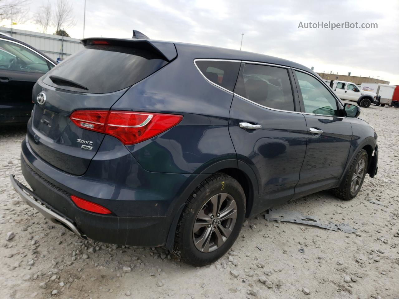 2013 Hyundai Santa Fe Sport  Blue vin: 5XYZTDLB5DG065395