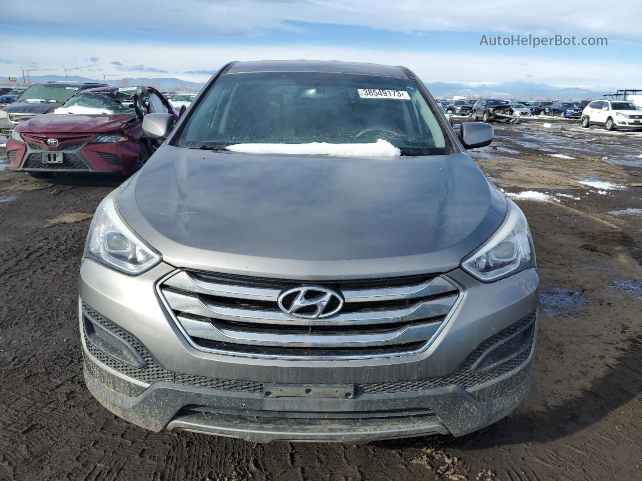 2014 Hyundai Santa Fe Sport  Серый vin: 5XYZTDLB5EG145863