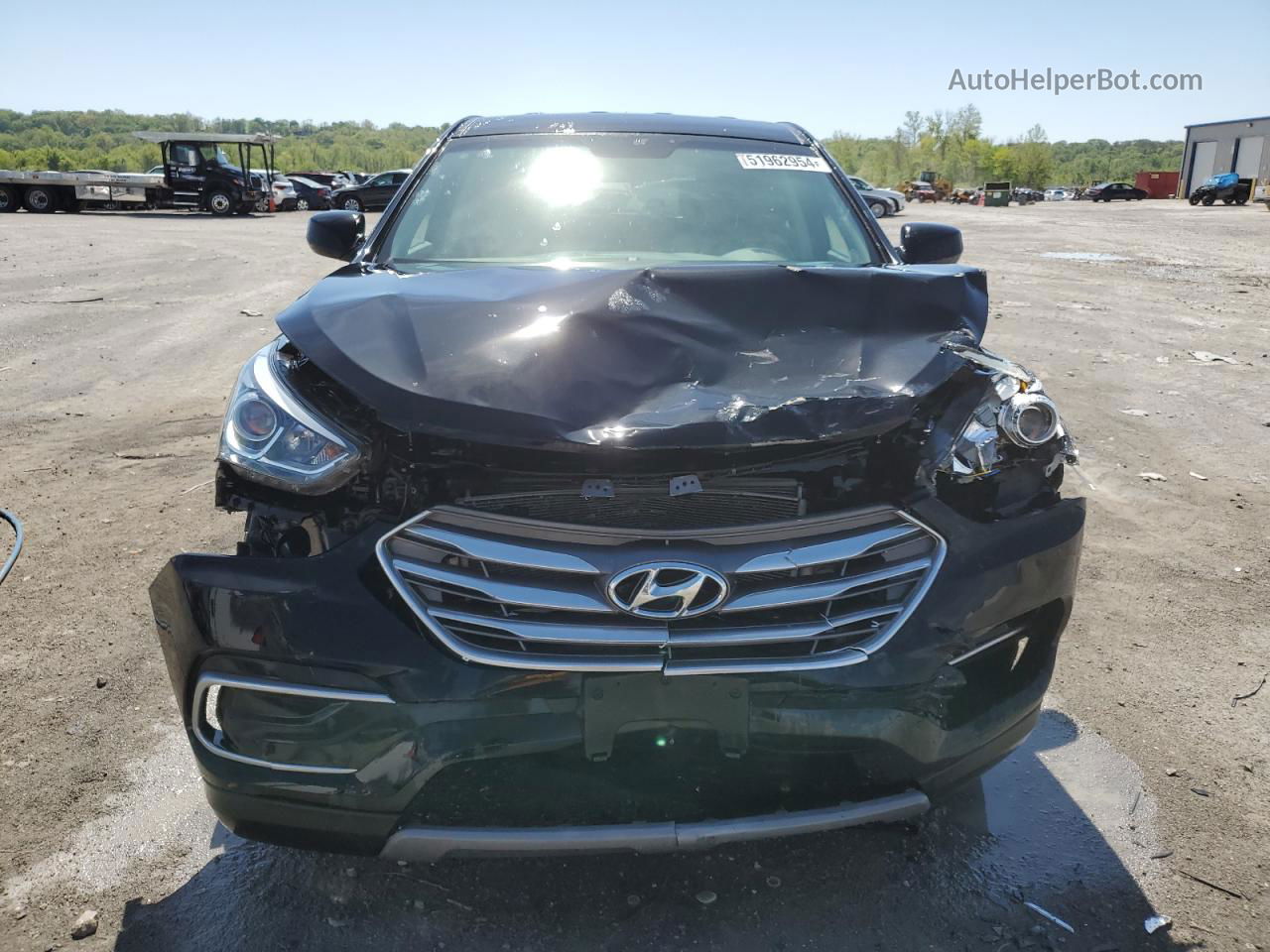 2018 Hyundai Santa Fe Sport  Black vin: 5XYZTDLB5JG556710