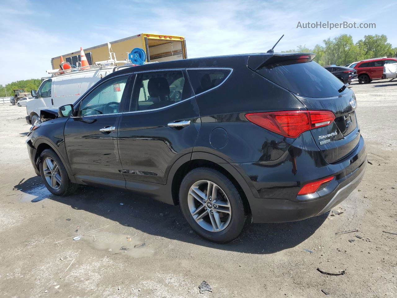 2018 Hyundai Santa Fe Sport  Black vin: 5XYZTDLB5JG556710