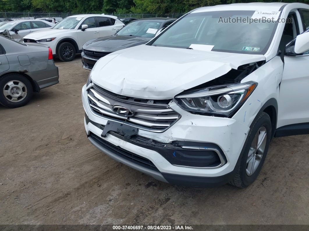 2018 Hyundai Santa Fe Sport 2.4l White vin: 5XYZTDLB5JG572793