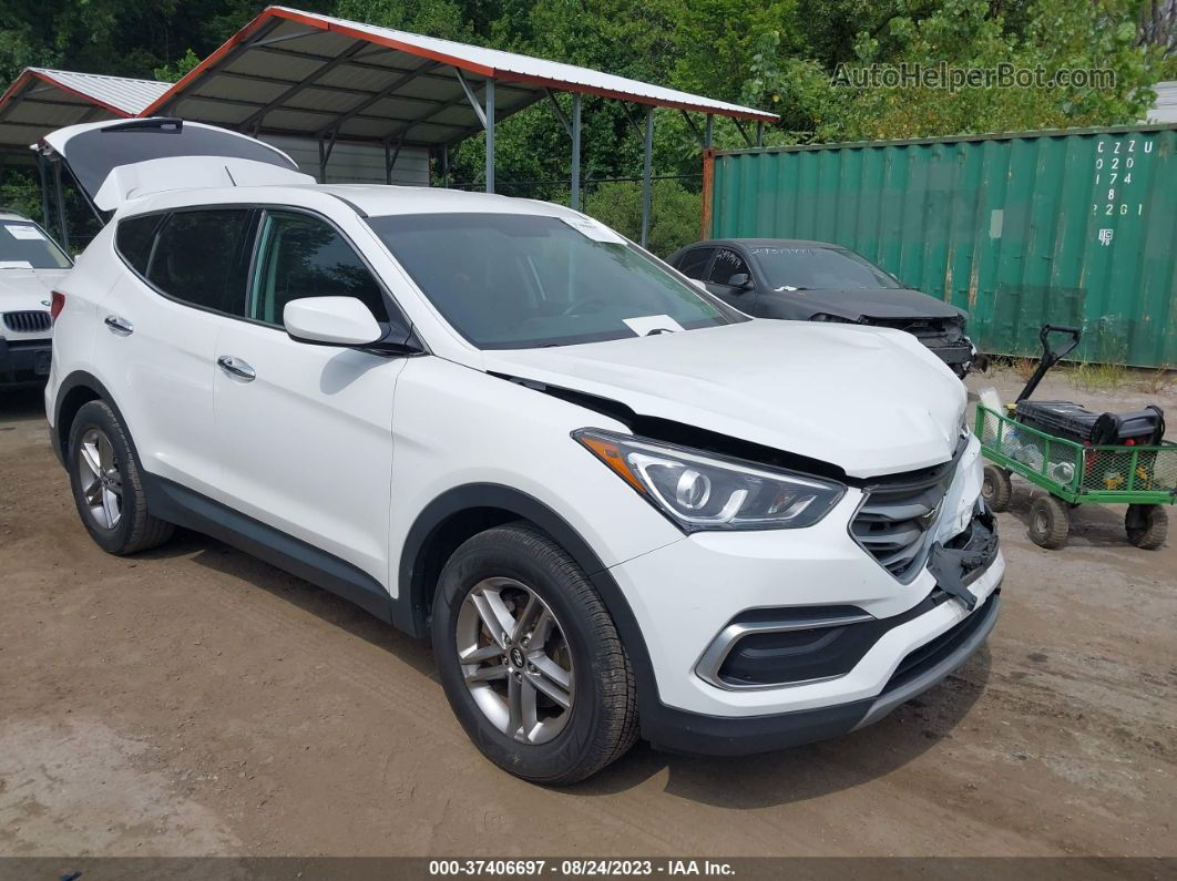 2018 Hyundai Santa Fe Sport 2.4l White vin: 5XYZTDLB5JG572793