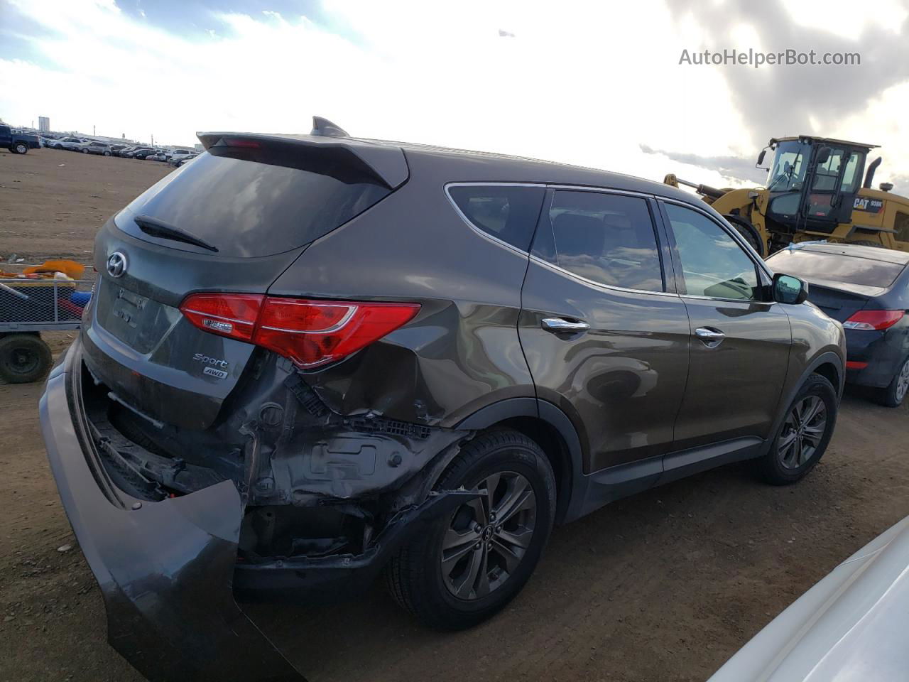 2014 Hyundai Santa Fe Sport  Brown vin: 5XYZTDLB6EG164115