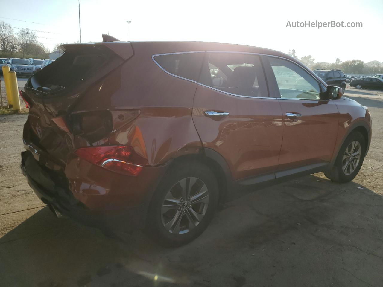 2014 Hyundai Santa Fe Sport  Orange vin: 5XYZTDLB6EG168214