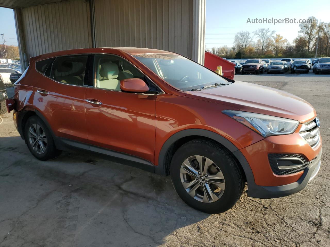 2014 Hyundai Santa Fe Sport  Orange vin: 5XYZTDLB6EG168214