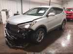 2018 Hyundai Santa Fe Sport 2.4l Silver vin: 5XYZTDLB6JG533453