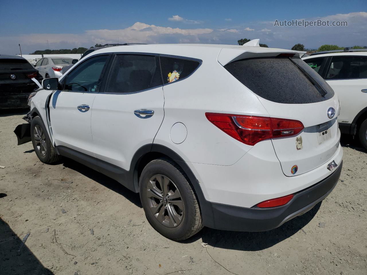 2014 Hyundai Santa Fe Sport  Белый vin: 5XYZTDLB7EG165029