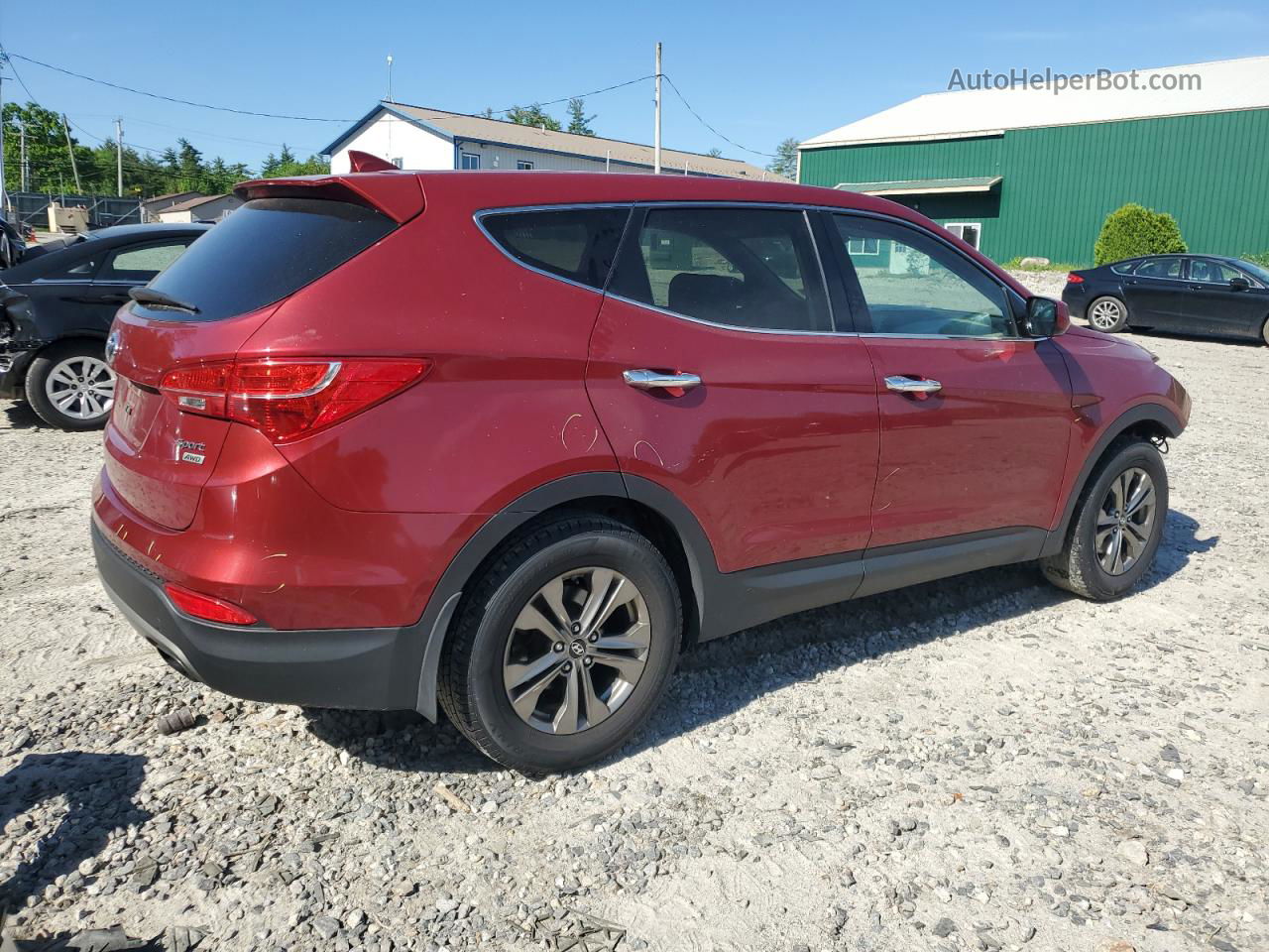 2015 Hyundai Santa Fe Sport  Red vin: 5XYZTDLB7FG235081