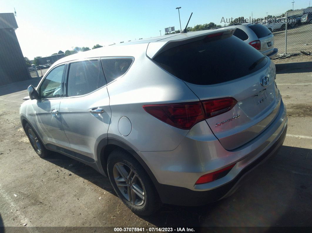 2018 Hyundai Santa Fe Sport 2.4l Silver vin: 5XYZTDLB7JG505726