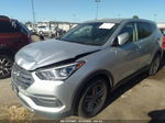 2018 Hyundai Santa Fe Sport 2.4l Silver vin: 5XYZTDLB7JG505726