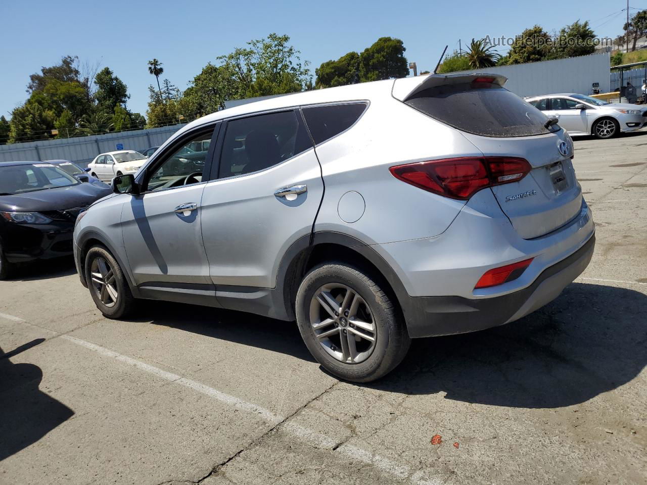 2018 Hyundai Santa Fe Sport  Silver vin: 5XYZTDLB7JG527970