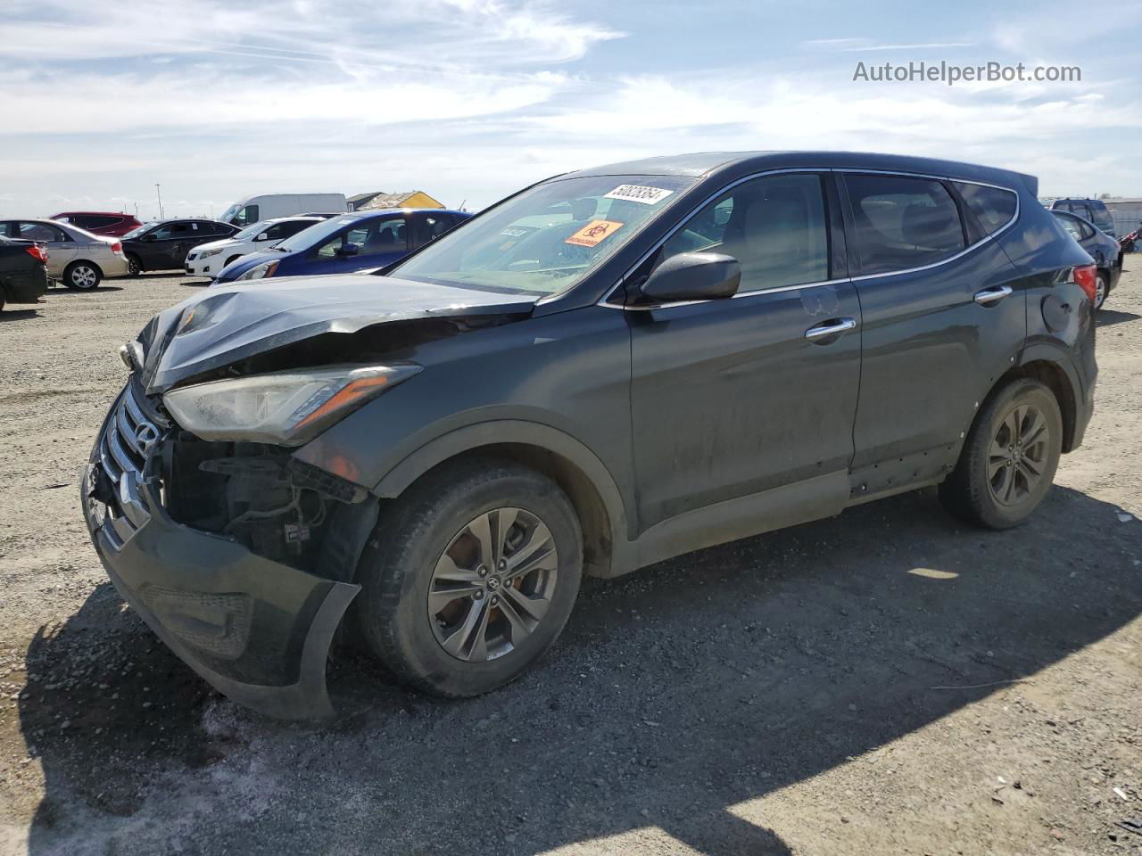 2014 Hyundai Santa Fe Sport Угольный vin: 5XYZTDLB8EG139975