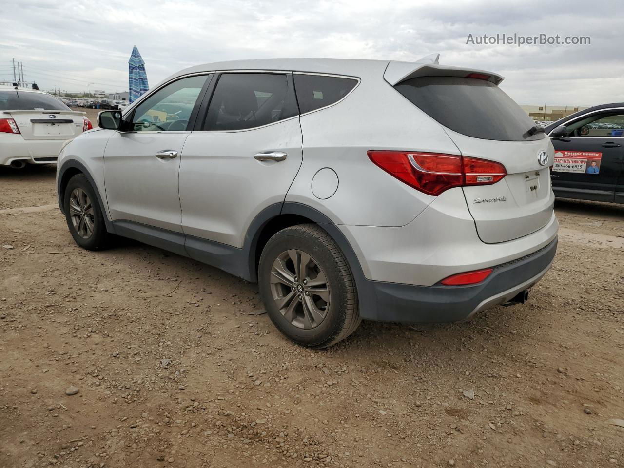 2014 Hyundai Santa Fe Sport  Серебряный vin: 5XYZTDLB8EG146148