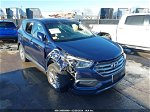2018 Hyundai Santa Fe Sport 2.4l Dark Blue vin: 5XYZTDLB8JG560735