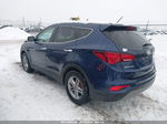 2018 Hyundai Santa Fe Sport 2.4l Dark Blue vin: 5XYZTDLB8JG571394