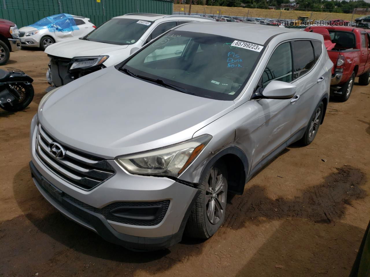 2013 Hyundai Santa Fe Sport  Серебряный vin: 5XYZTDLB9DG069420