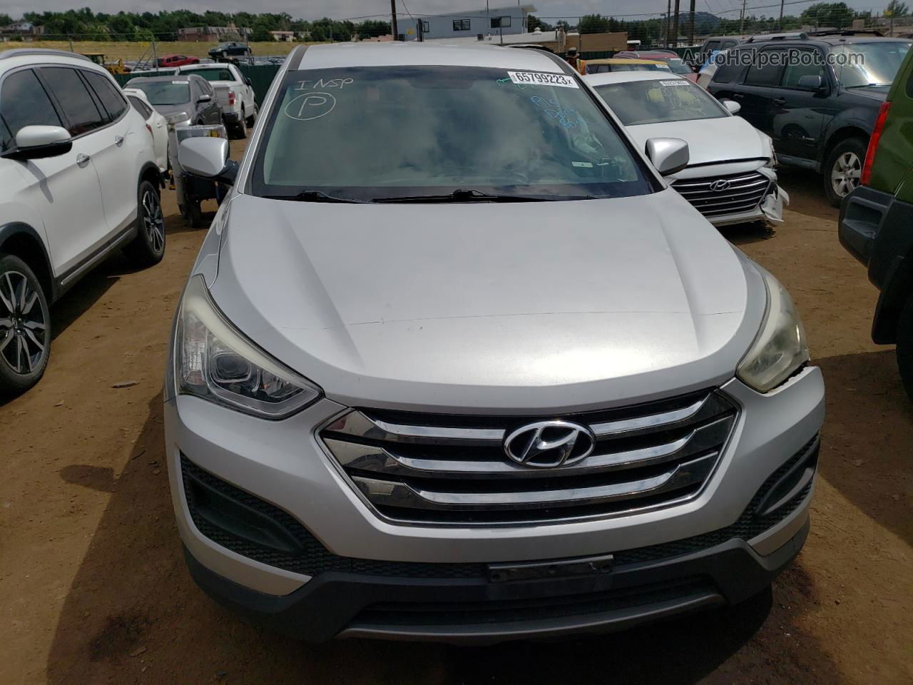 2013 Hyundai Santa Fe Sport  Silver vin: 5XYZTDLB9DG069420