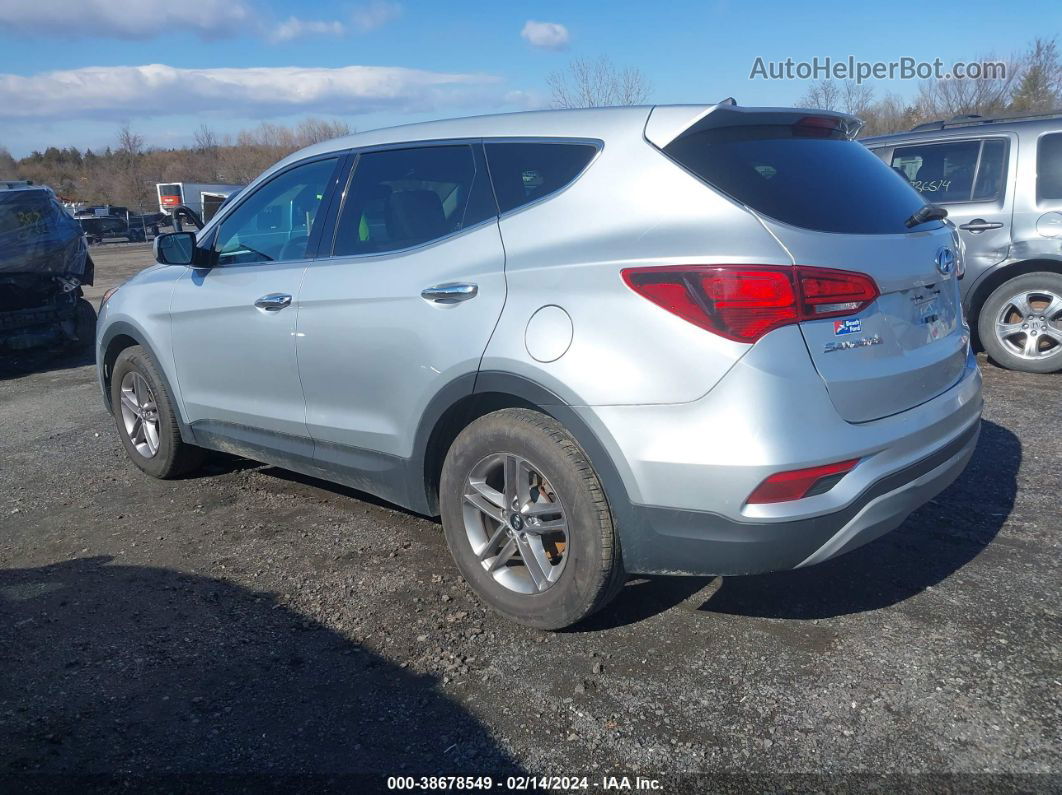 2018 Hyundai Santa Fe Sport 2.4l Silver vin: 5XYZTDLB9JG569802