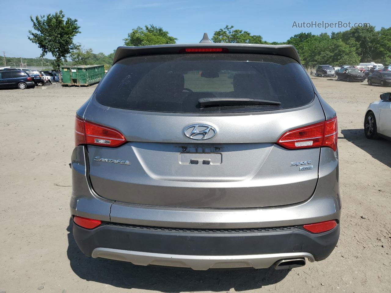 2013 Hyundai Santa Fe Sport  Серый vin: 5XYZTDLBXDG097579