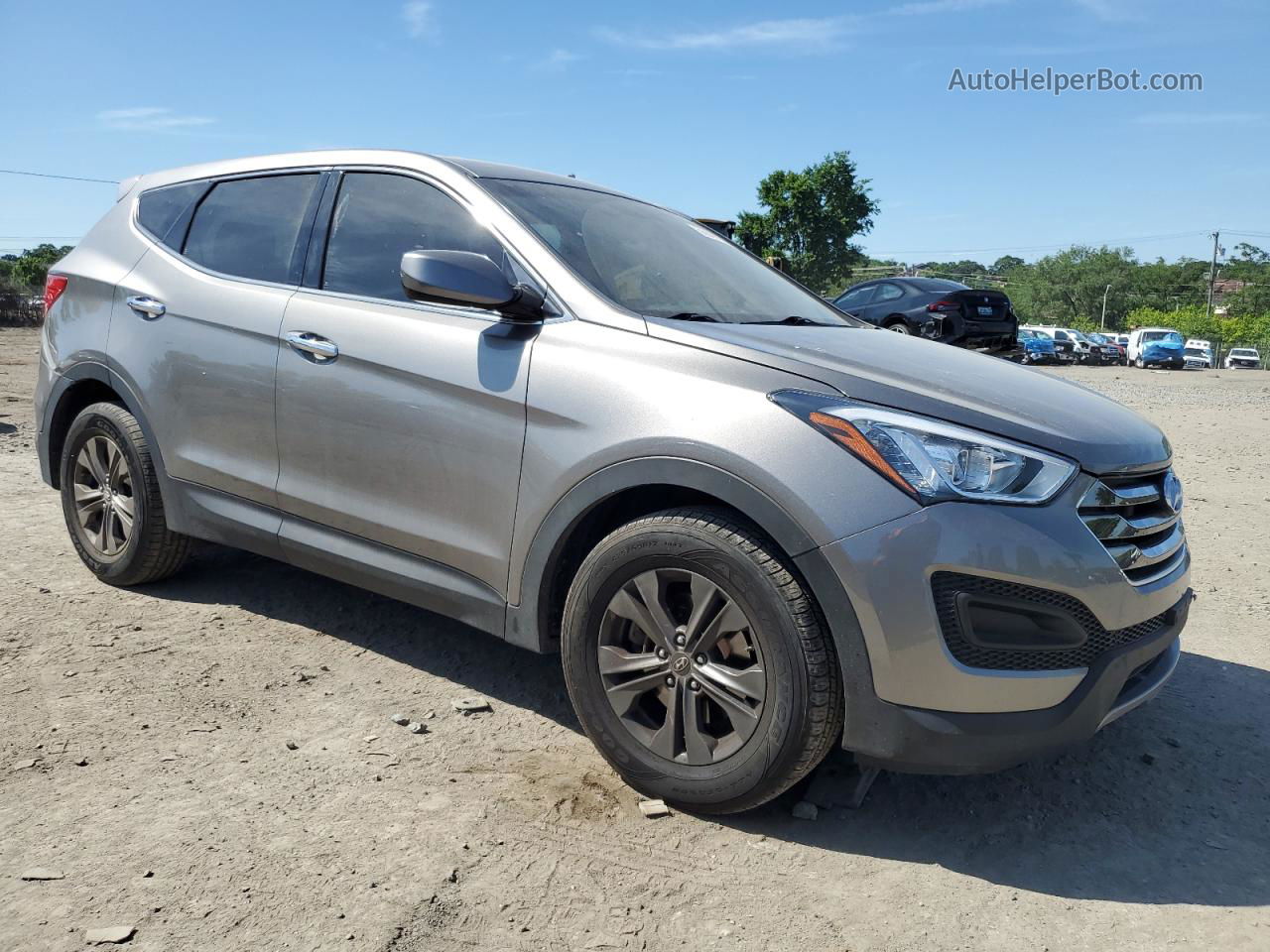 2013 Hyundai Santa Fe Sport  Gray vin: 5XYZTDLBXDG097579