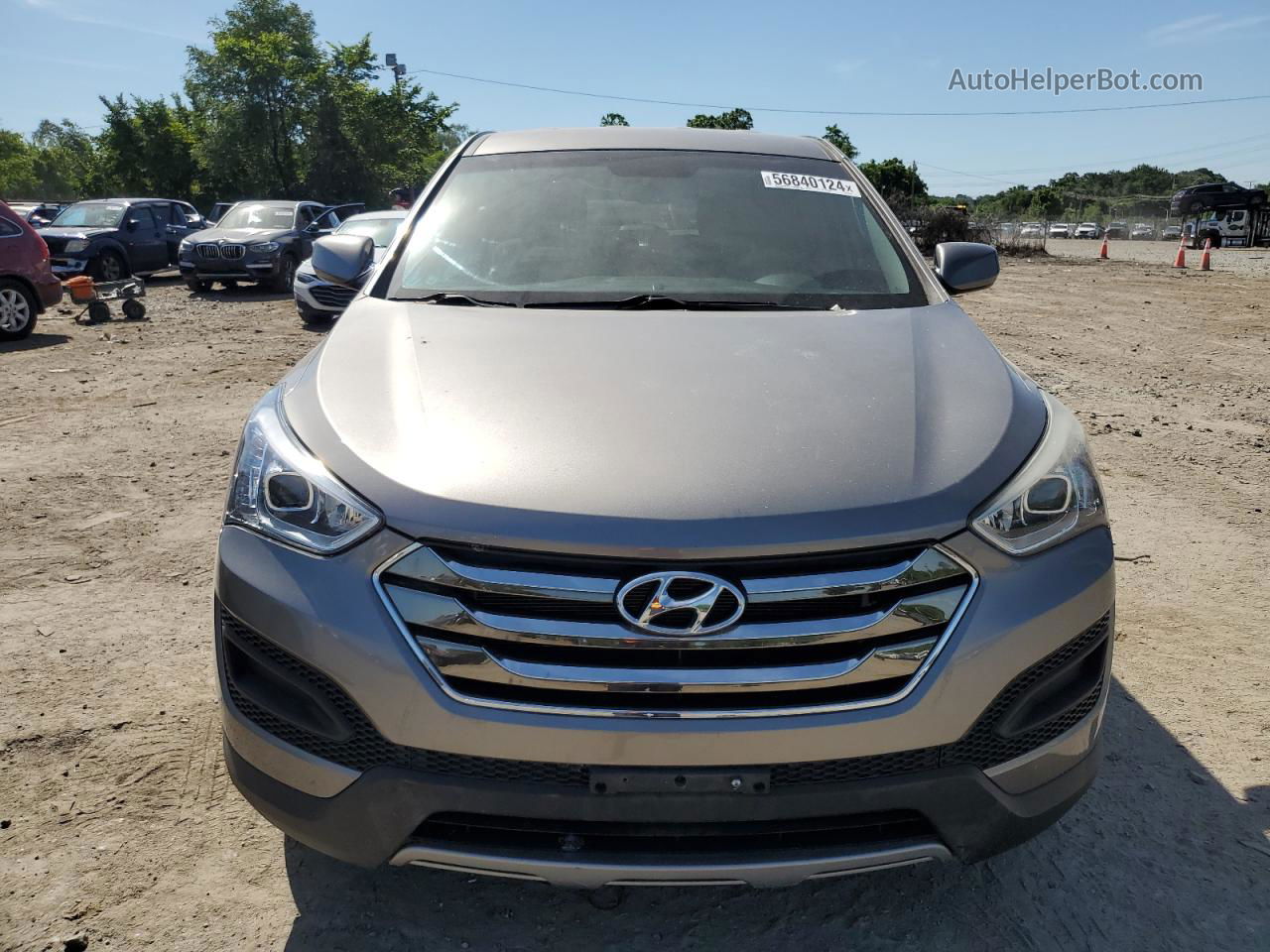 2013 Hyundai Santa Fe Sport  Gray vin: 5XYZTDLBXDG097579