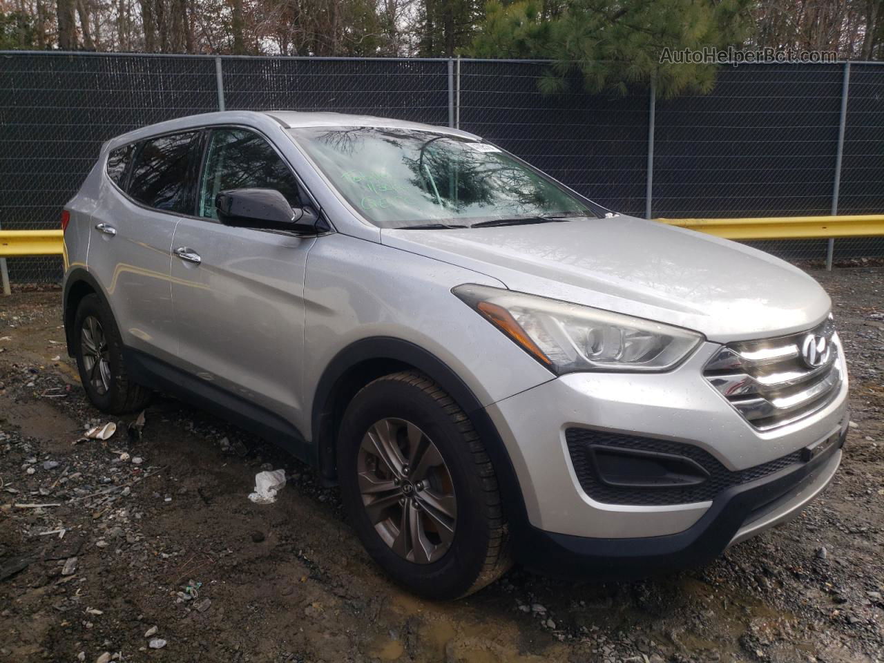 2014 Hyundai Santa Fe Sport  Silver vin: 5XYZTDLBXEG167308