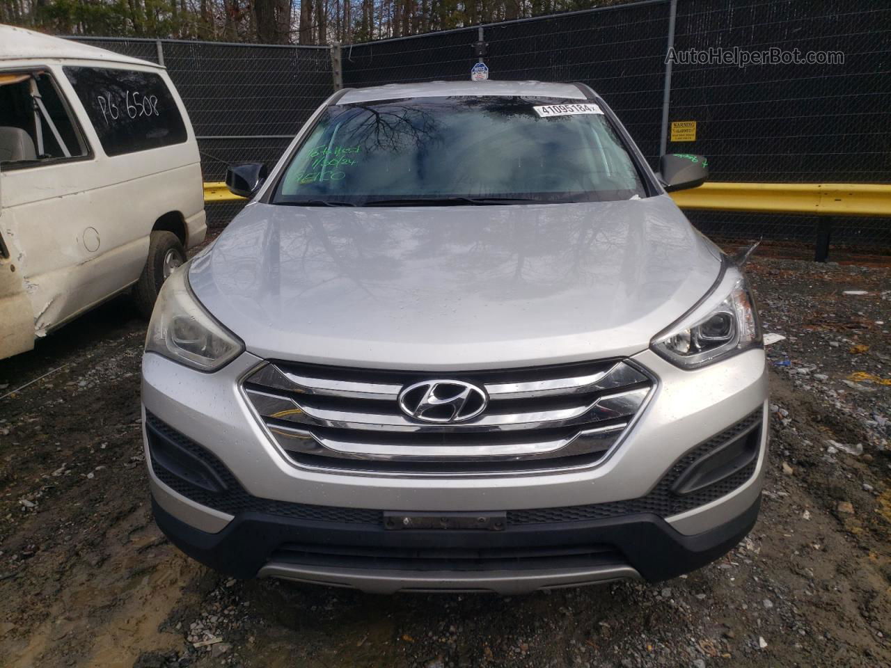 2014 Hyundai Santa Fe Sport  Серебряный vin: 5XYZTDLBXEG167308