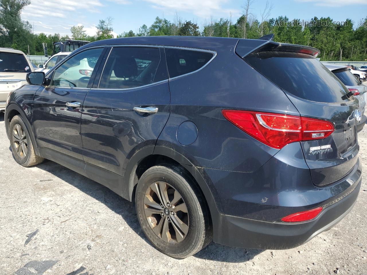 2015 Hyundai Santa Fe Sport  Blue vin: 5XYZTDLBXFG251775