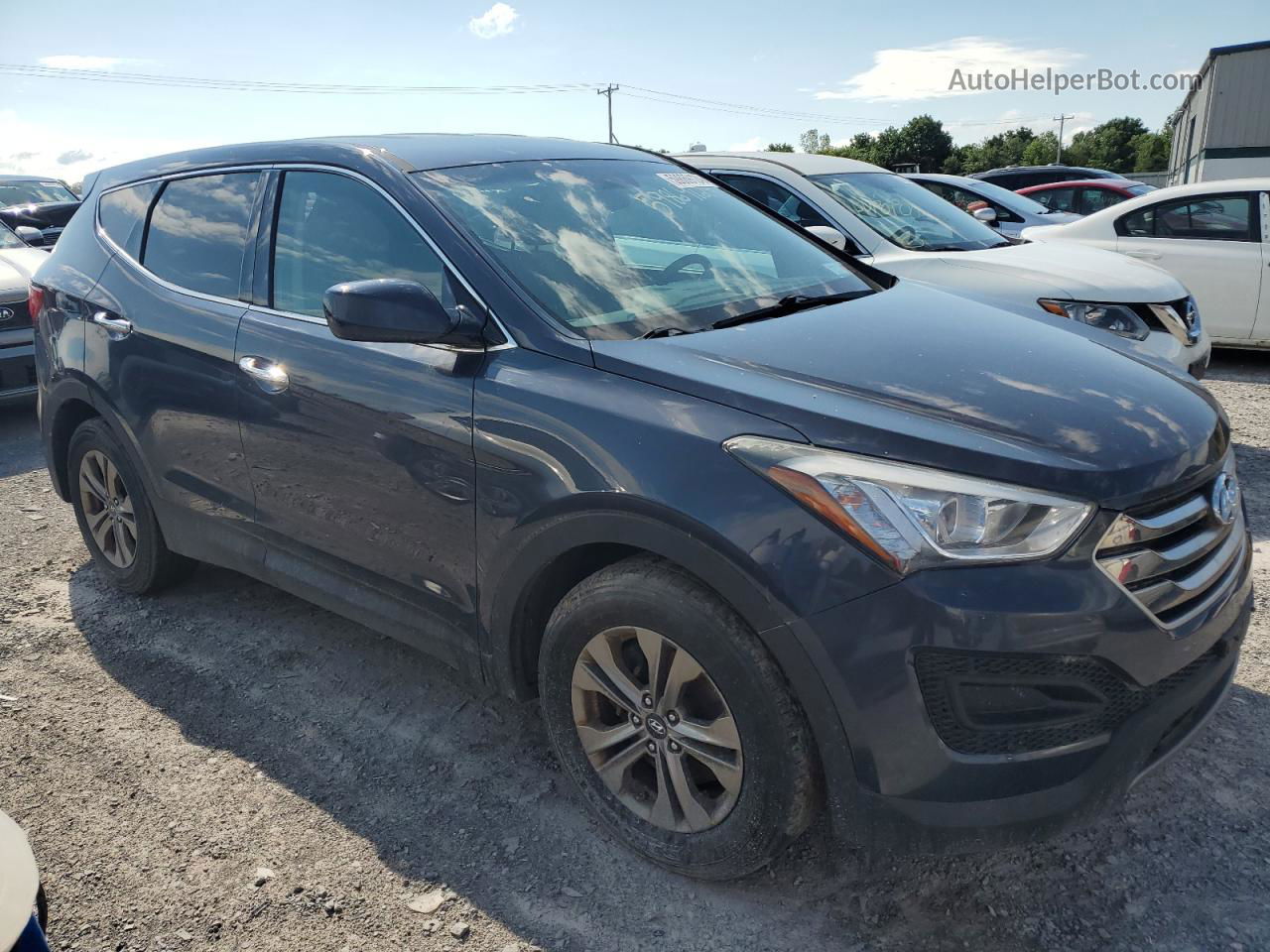 2015 Hyundai Santa Fe Sport  Blue vin: 5XYZTDLBXFG251775