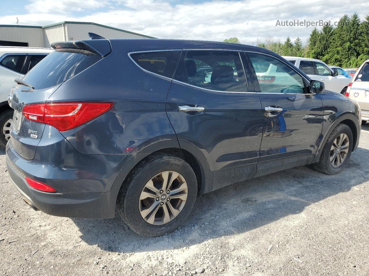 2015 Hyundai Santa Fe Sport  Blue vin: 5XYZTDLBXFG251775